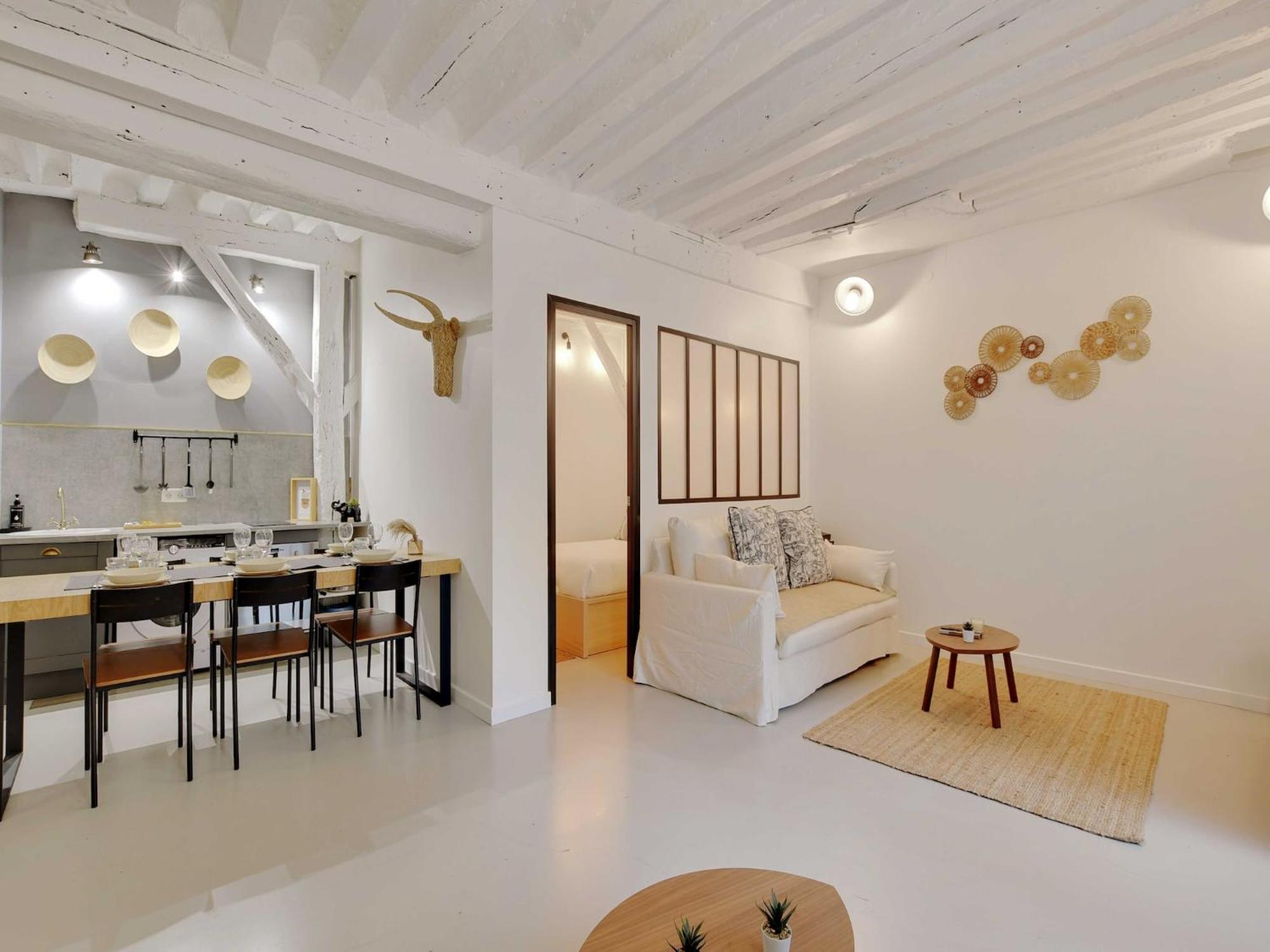 Magnificent -2br-4p- Le Marais Appartement *